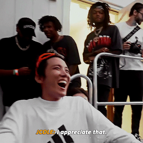 Hobi’s Reaction To Meeting J Cole 🥹 