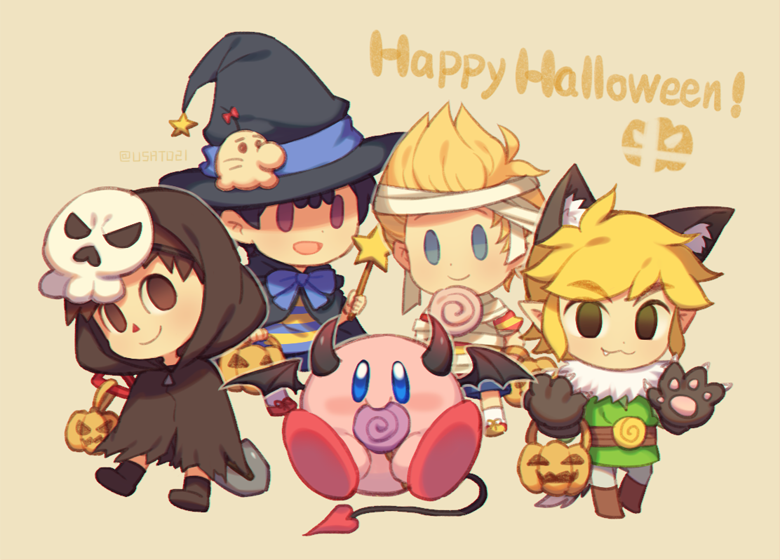 Nintendo Cafe — Halloween Art by 兎丸‏