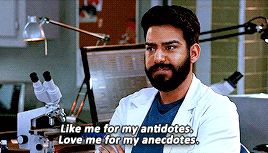 liz-lemons: get to know me meme✔ 1/20 male main characters➱ ravi chakrabarti (izombie)