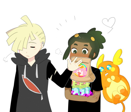 Gladion: *in low, deep, angry bakugo’s voice * It was Lillie’s idea, GET OFFAlolan Raichu likes mala