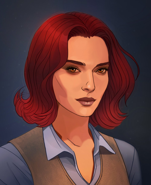 EXTREMELY happy with this portrait I commissioned of my GTA oc, Sofia, from @terlebarts!! she worked