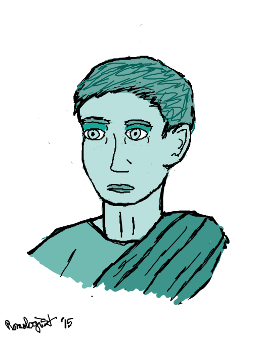 romologist: I was bored so I decided to draw Marcus Junius Brutus the Younger in the style of chelid