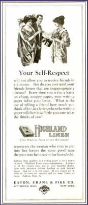 questionableadvice:  ~ Highland Linen Writing