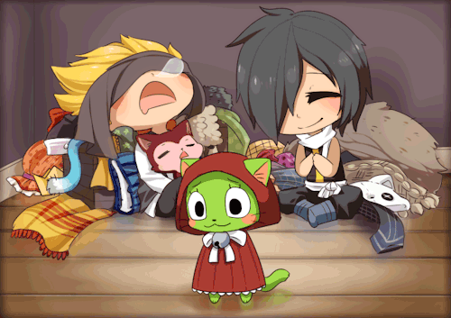 mousu: Fourth round for Fairy Tail group event on dATheme: ChildhoodFrosch is looking for an outfit 