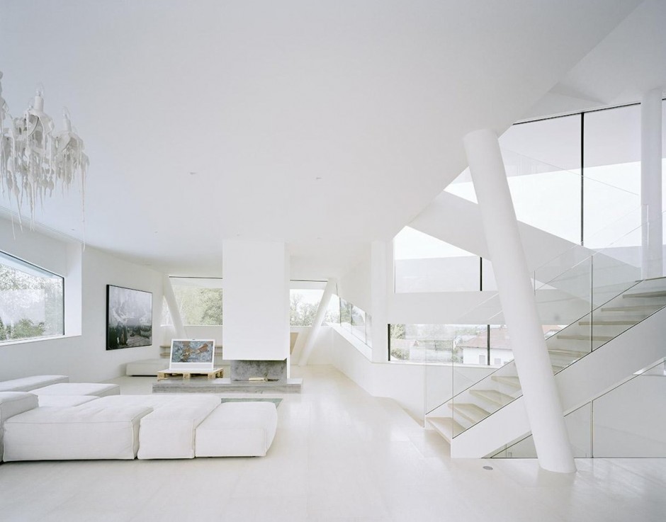 homedesigning:  Futuristic Villa In Vienna 