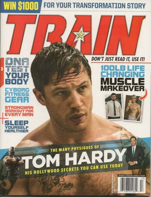 Sex tomcanspankmehardy:  Tom Hardy in TRAIN magazine pictures