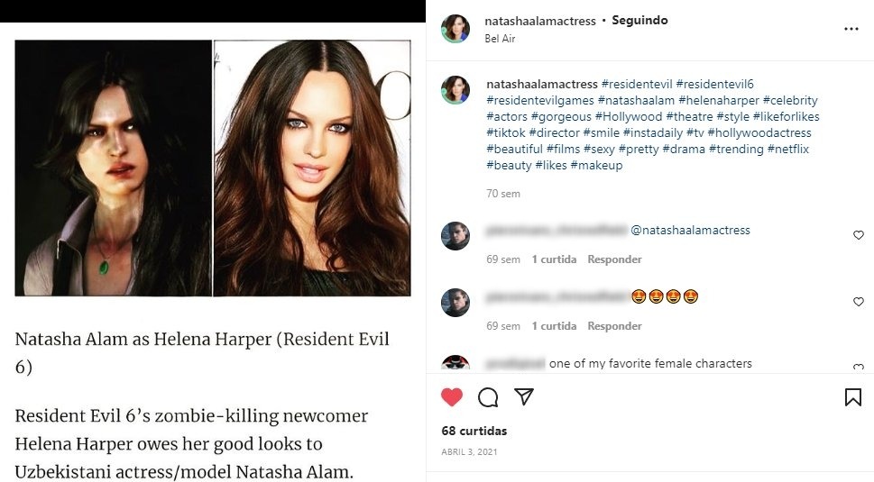 Resident Evil on Instagram: Resident Evil girls and their face
