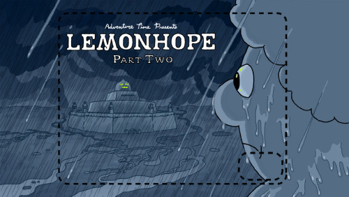 Lemonhope: Part Two - title card designed by Steve Wolfhard painted by Nick Jennings
