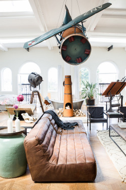 homedesigning:You Can Rent this Amazingly Chic Home Interior Space from The Playing Circle