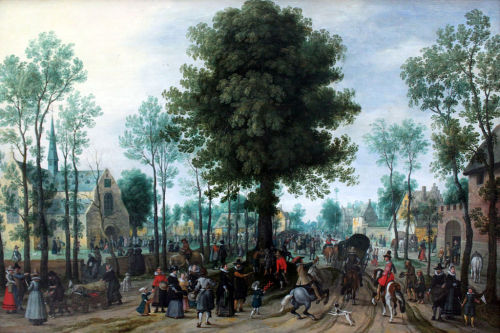 Sebastiaen Vrancx. Flemish fair. 1640. Gemäldegalerie, Berlin.