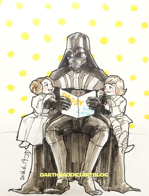 darthmaddiesartblog:  The best father in the galaxy!