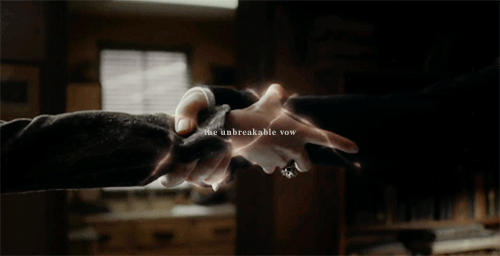 rowlinginthedepp: Will you, Severus Snape, watch over Draco Malfoy, as he attempts to fulfill the Da