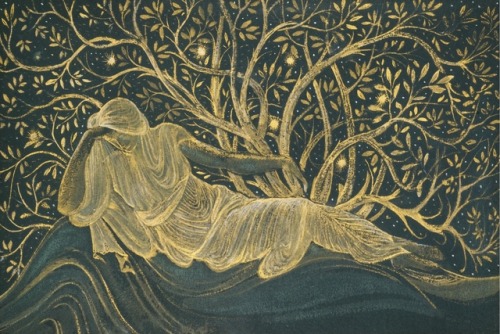pre-raphaelisme:A Reclining Female Figure by Edward Burne-Jones