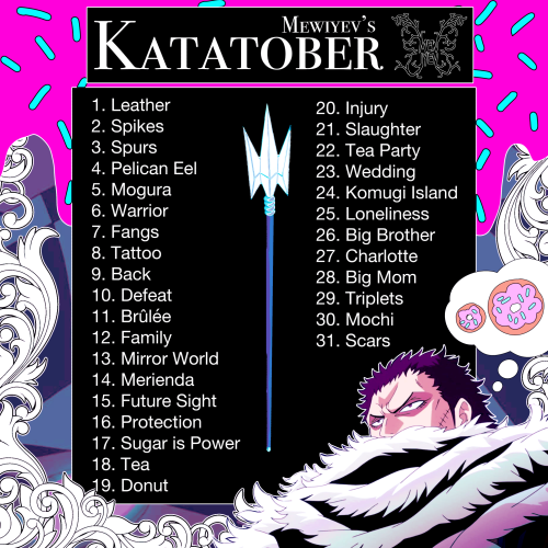 Get Ready For #katatober!