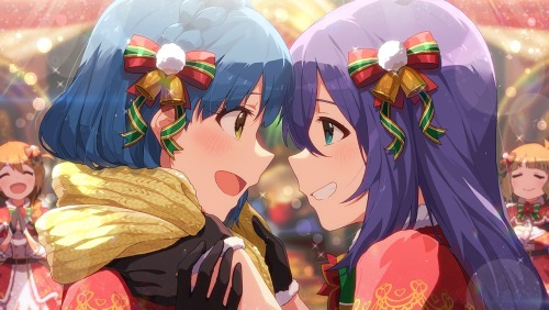 wholesomeyuri: ✧･ﾟ: *✧ Merry Christmas ✧ *:･ﾟ✧ ♡  Characters ♡ : Yuriko Nanao ♥ Anna Mochizuki♢ Vi