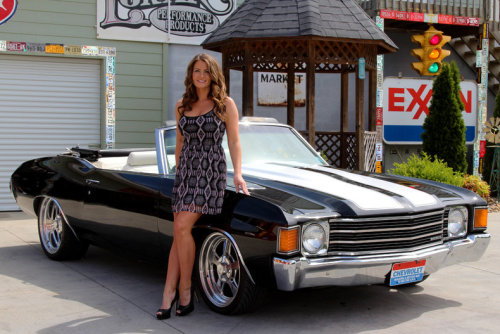 girls-of-ebay: 1972 Chevy Chevelle Convertible source 