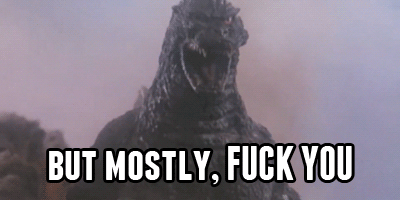 Sex joebagofdoughnuts:  Godzilla; the original pictures