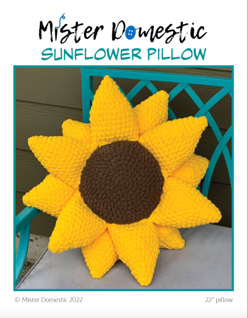 Crochet Sunflower Pattern - All Proceeds go to Ukraine Charity through the end of March This listing
