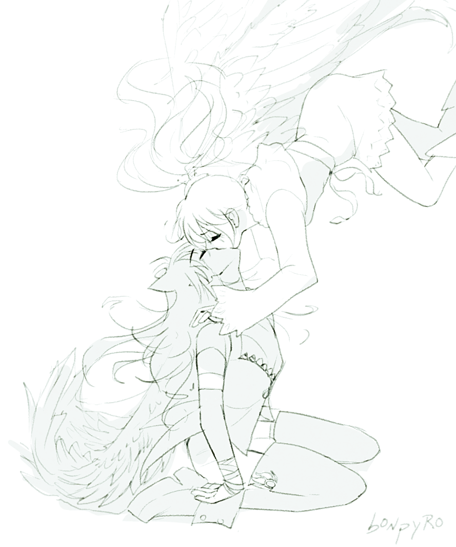 bonpyro:  It’s okayDry your eyes now babyBroken wings won’t hold you downYou’ll