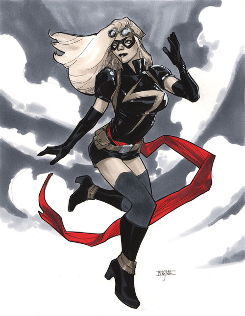 thebestthereiswaswillbe:  Mahmud Asrar showcasing his talent with this collection of steampunk ladies of the MCU and DCU 