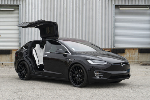 Tesla Model X on Forgiato Flow 001 Wheels 