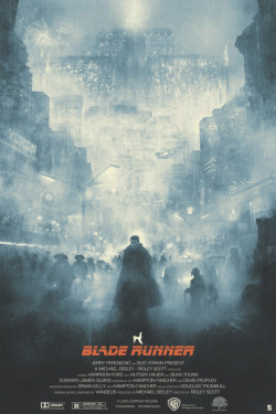 thepostermovement:  Blade Runner by Karl Fitzgerald