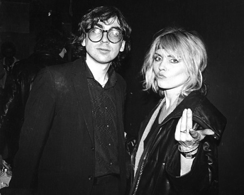 nancyspungens:Chris Stein and Debbie Harry photographed by Mark Weiss