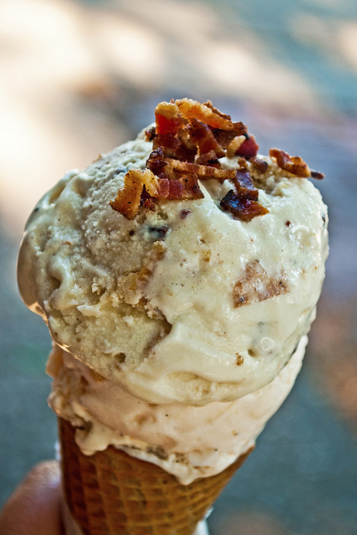 Capn Crunch + Maple Bacon Ice Cream. $3.25.