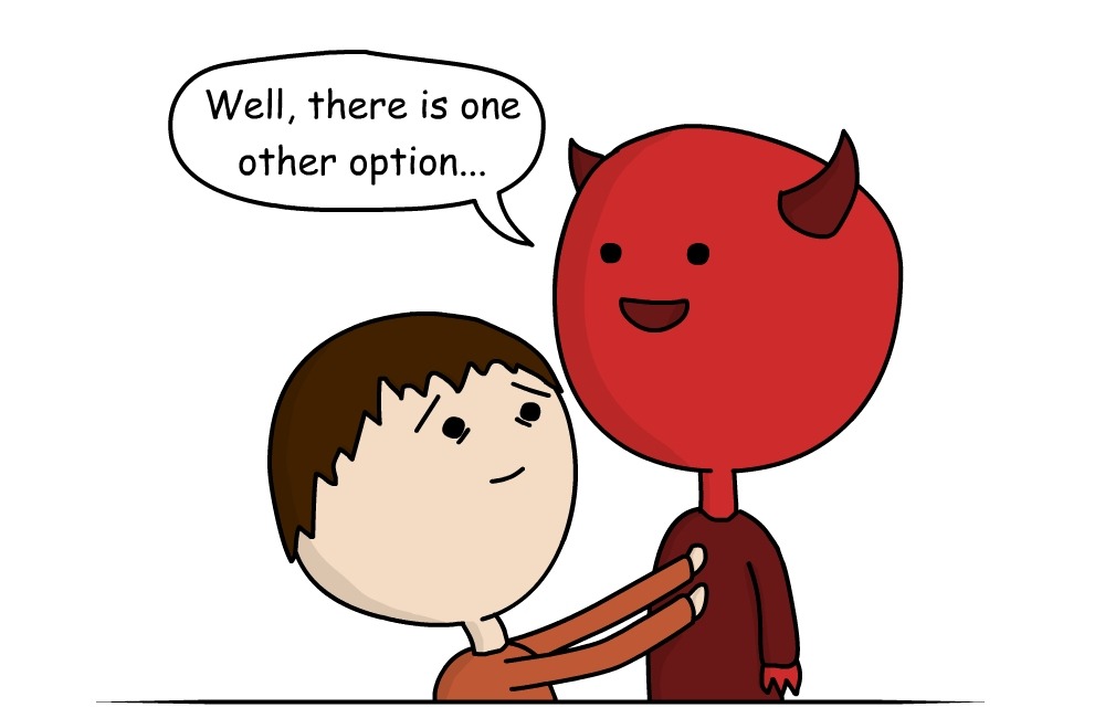 classicrandy:  Yep, those are pretty much gonna be my options. image | twitter |