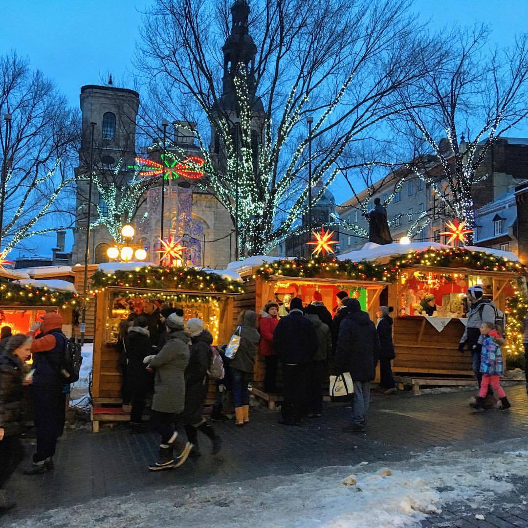 montrealsix — German Christmas Market, place de l’Hotel de&hellip;