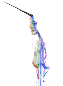 agnes-cecile:  Unicorn girl 