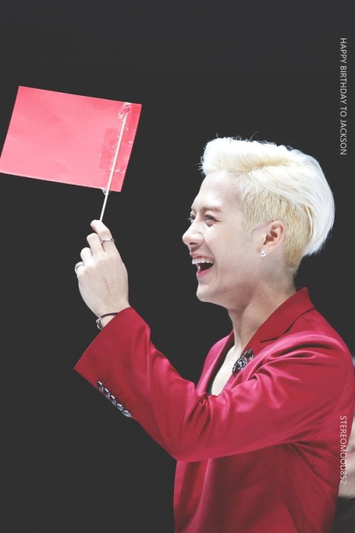 160328 #KINGJACKSONDAY HBD JACKSON WANG ! CR : STEREOMOOD852 