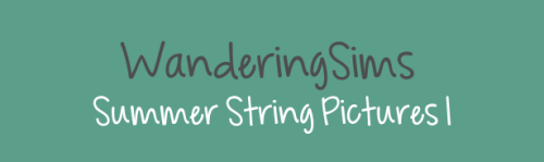 Introducing The Summer String Pictures 1