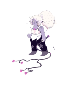 shannonarts:  tough lil purple 