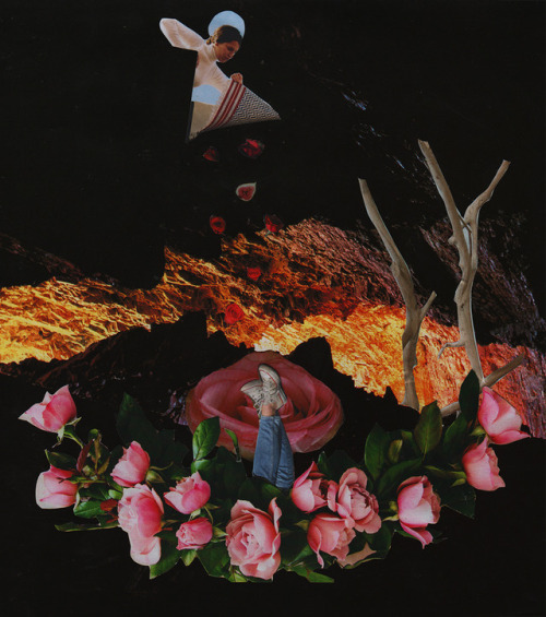 Hanged Man (Tarot series)James LyonsHandcut collageSuspension; holding balance between worlds; myste