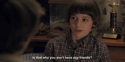 etherealklance: Will Byers, a savage