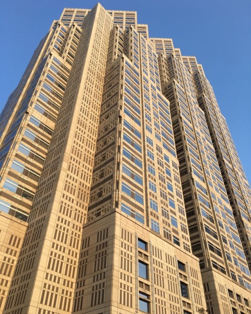 The annex of Kenzo Tange’s Tokyo Metropolitan Government Building, 1988-91