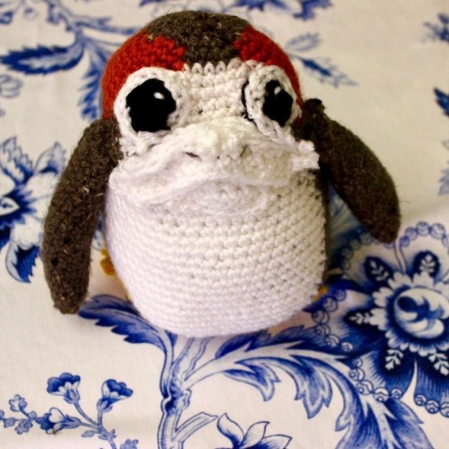 A porg too cute not to share.#crochet #crochetaddict #starwarscrochet #porg #porgsofinstagram #nyc