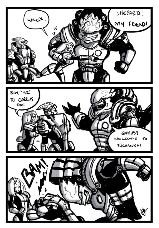maqqy96:  Warm Tuchanka Greeting by AbigailRyder  