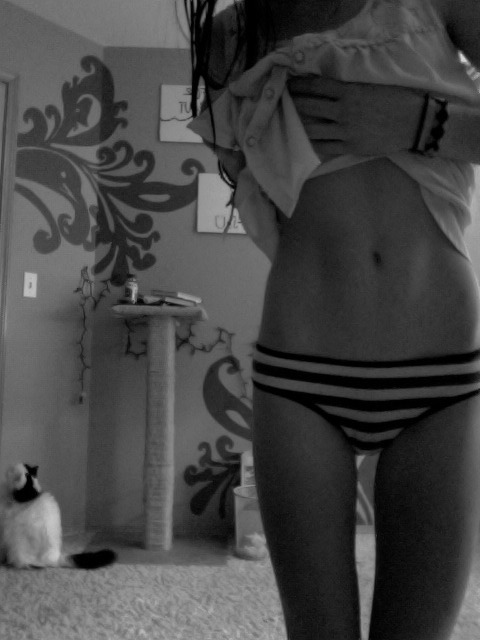 myy-anonymous-escape:  79.6 pounds this morning. I’m slowly losing weight despite the fact i’m “in recovery”. I start as an inpatient at an eating disorder clinic on Thursday. I’ll probably gain weight so quickly. I can’t imagine the fat that’s