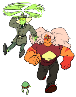 nossik:  GO GO PERI-COPTER(jasper’s piggytails