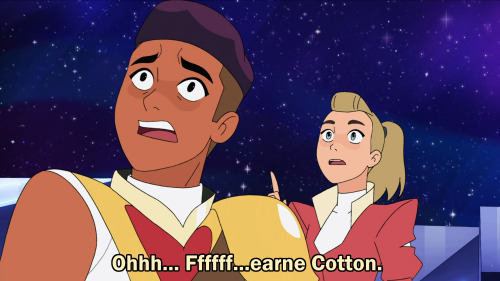 Bow: Ohhh... Ffff...earne Cotton.