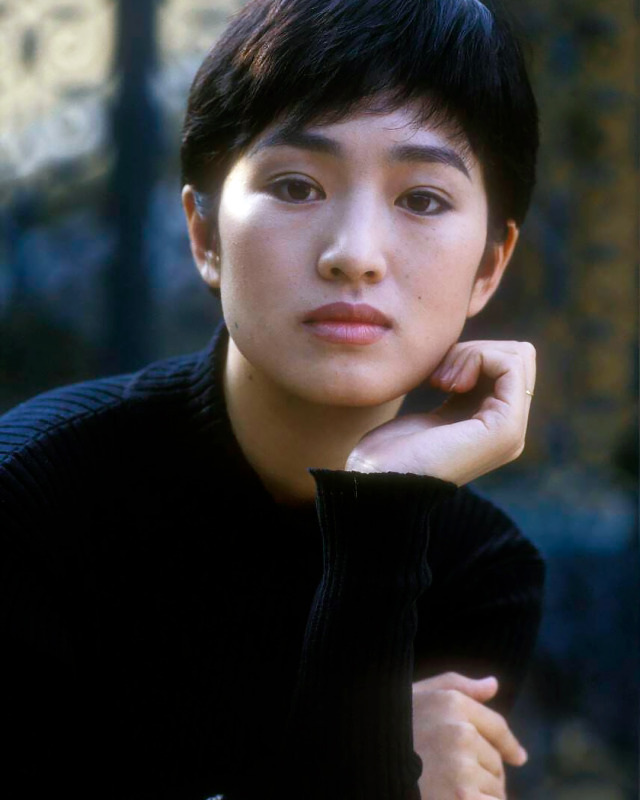 Gong Li photographed by Marcelo Mencarini at the Venice Film Festival, 1992.
