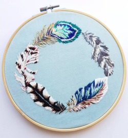 sosuperawesome: Embroidery Art Hoops, by