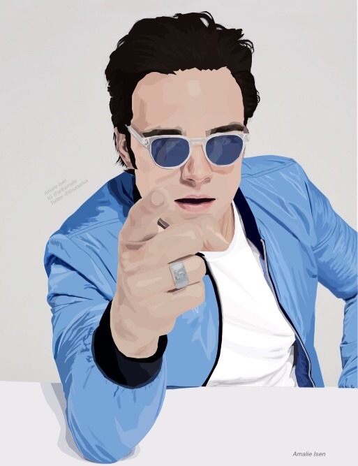 niallswalmart:  been playing @ with digital art lately. Took me about 90 hours to