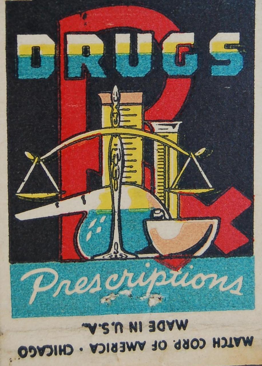 klappersacks:
“ vintage matchbook: Ballard Pharmacy, Windsor Place, Brooklyn, NY by coltera on Flickr.
”