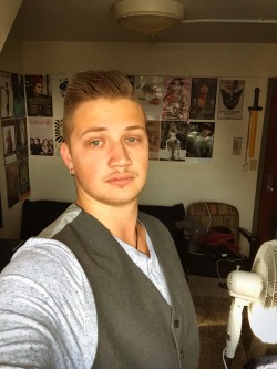 toomanycookes1:  Feeling pretty dapper with my long sleeve shirt and vest. I should wear this vest more often!