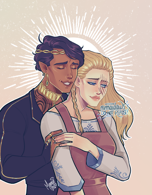 ACK ALMOST FORGOT TO POST THIS! Raz and Siri for @commandersarah ♥