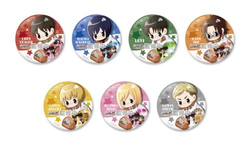 snkmerchandise:  News: SnK Sol International Merchandise (2018) Release Date: July 2018Retail Prices: Various (See below) Sol International has released previews of new SnK character merchandise! Each set includes Eren, Mikasa, Armin, Historia, Levi,