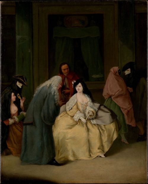 The Meeting Pietro Longhi (Pietro Falca) (1701–1785)